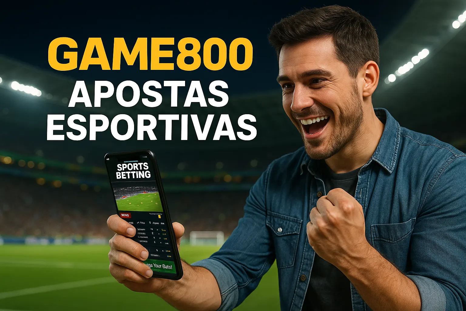 Aposte em apostas esportivas no cassino online GAME800