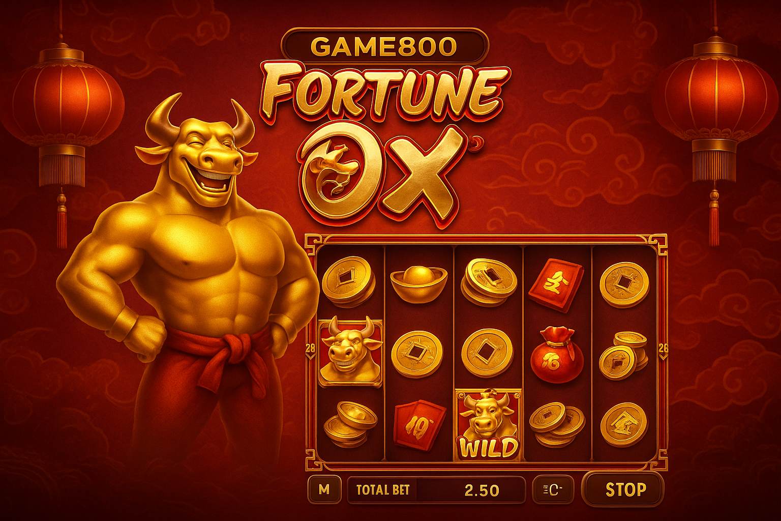 Fortune Ox no GAME800 - Aposte Agora e Reivindique Seus Ganhos