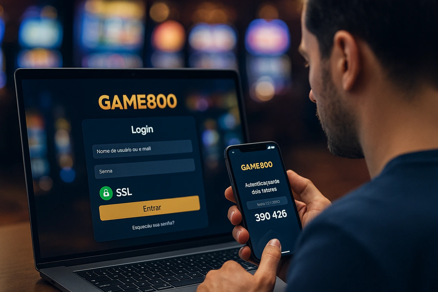 Não Perca tempo, o rRgistro na site GAME800