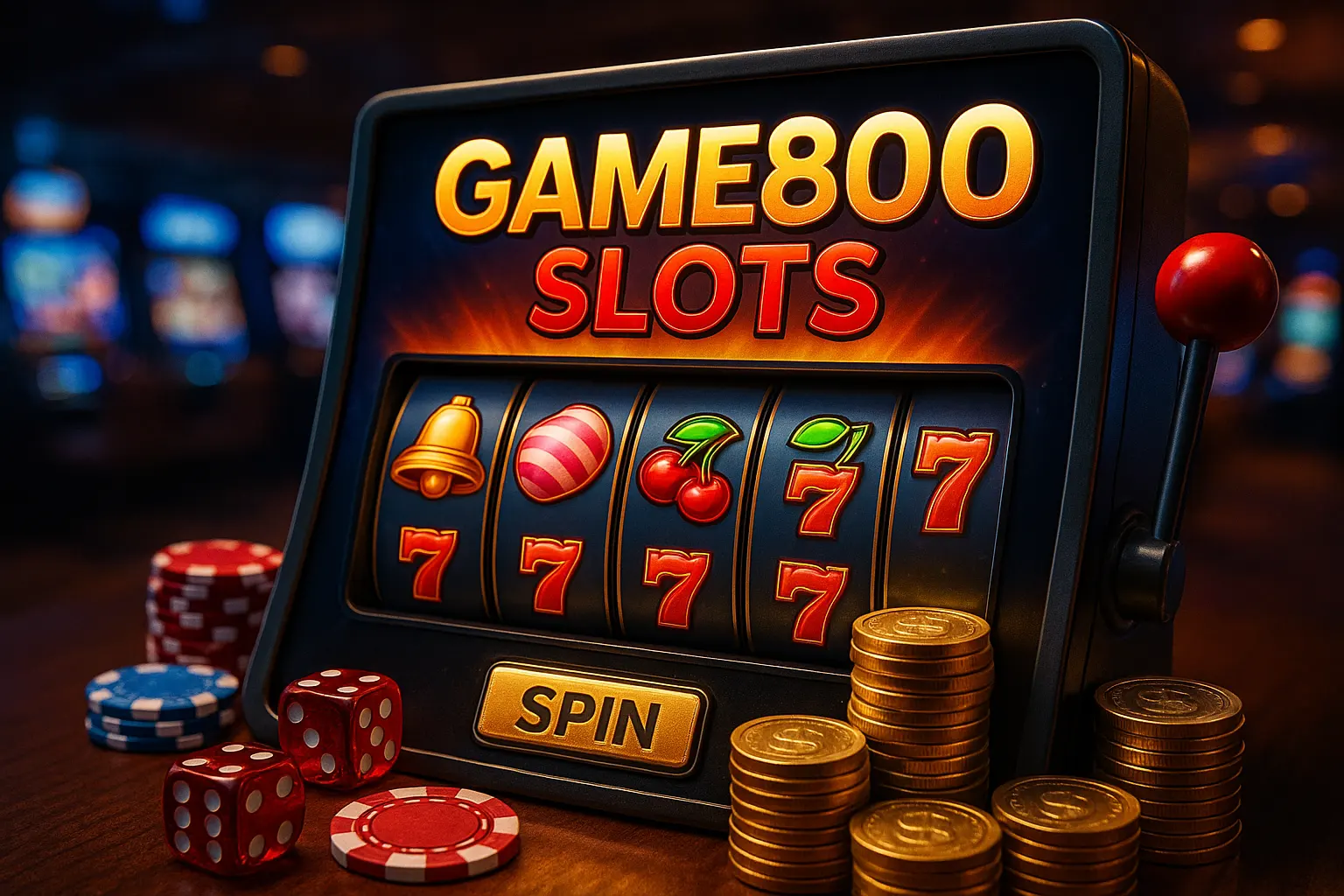 Explore o mundo das slot machines no GAME800 Casino